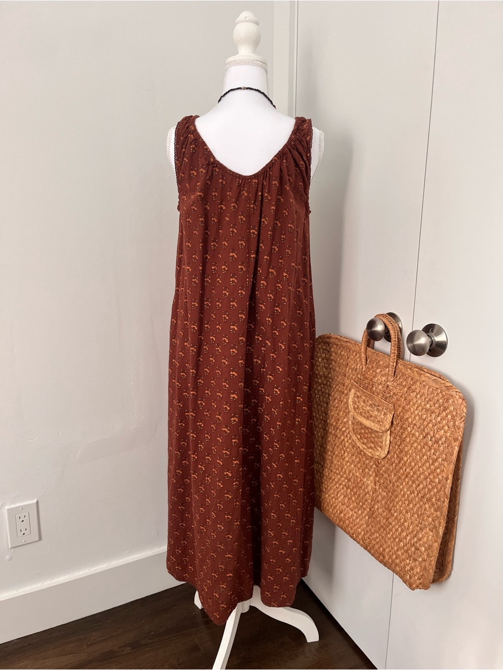 Daughters of India midi sundress in almond, women’s XS, never worn - Picture 2 of 9